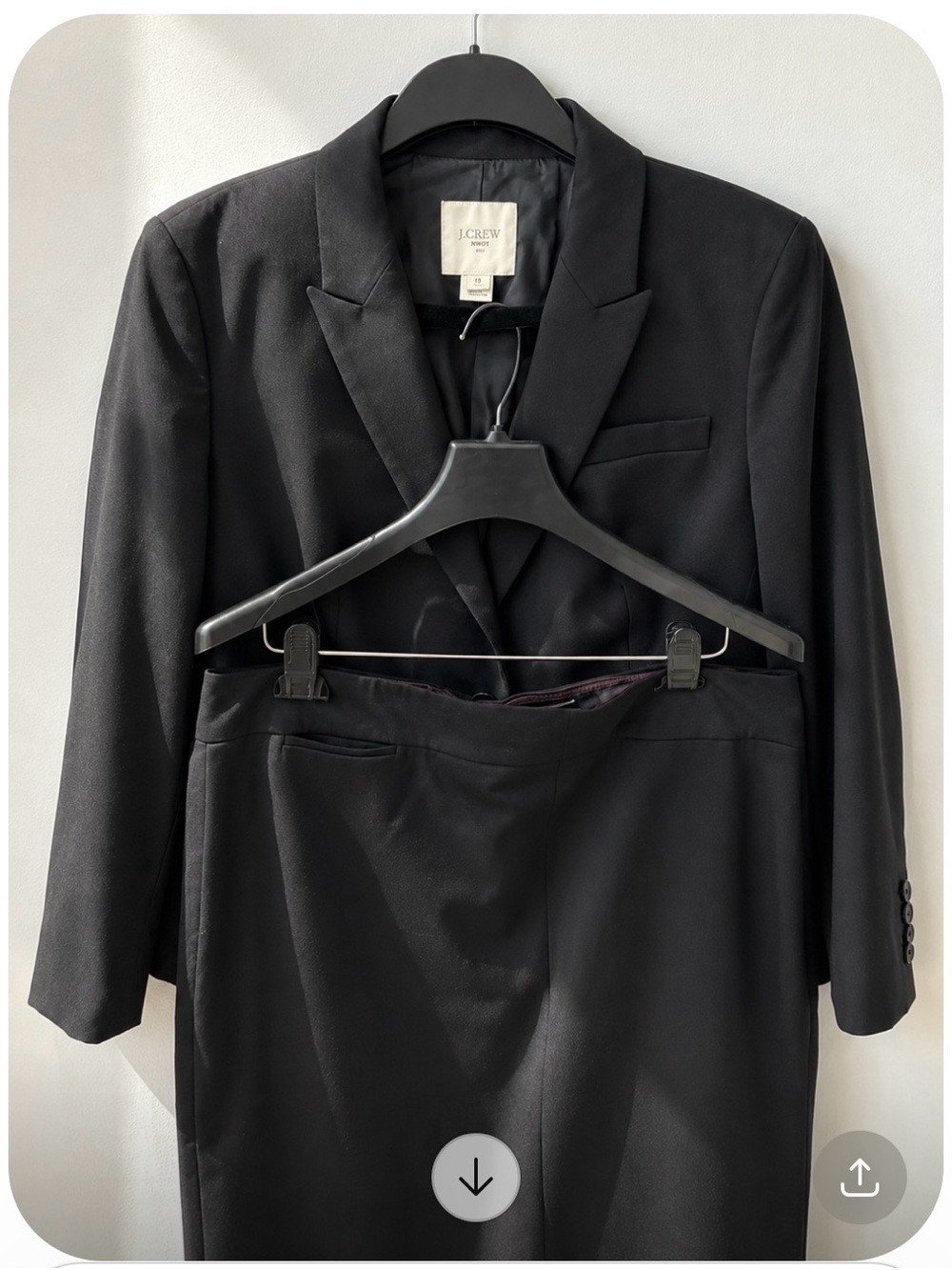 J. Crew Black Two-Piece women’s Suit -